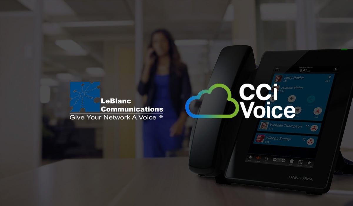 LeBlanc Communications and CCI Voice Logos 
