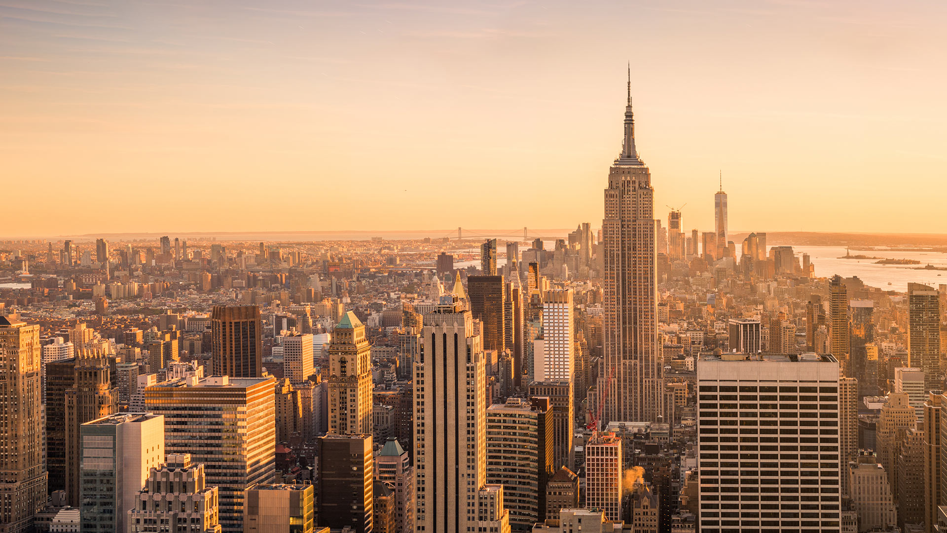 skyline of new york city